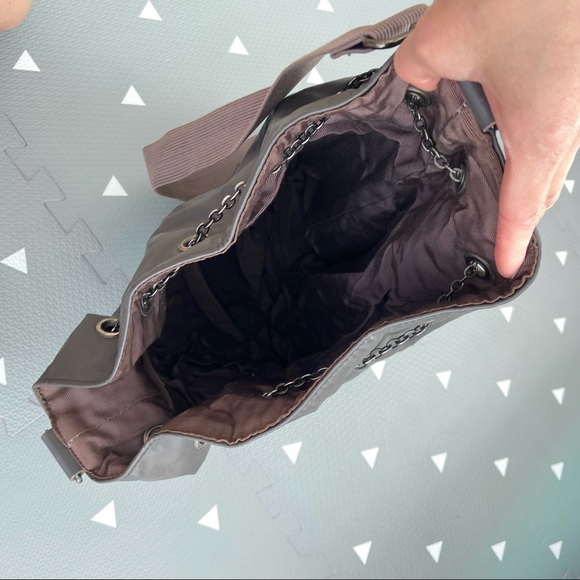 Jean Paul Gaultier Homme Vintage Drawstring Bucket Bag, Grey - Picture 6 of 8